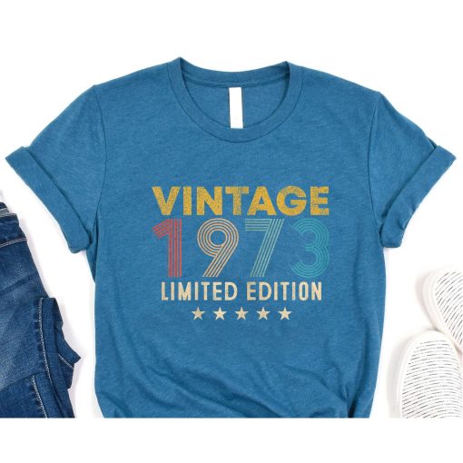 Vintage 1973 50th Birthday Gifts For Men Women T-Shirts