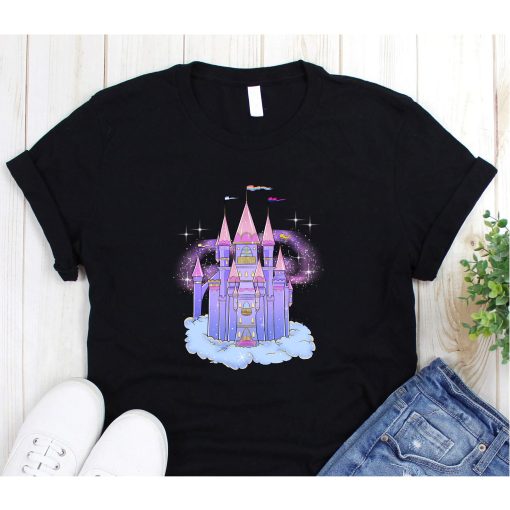 Watercolor castle Shirt, Princess castle shirt, Vacation shirt, Magical Castle Shirt, Wizard castle Shirt, Orlando Shirt, Matching Family