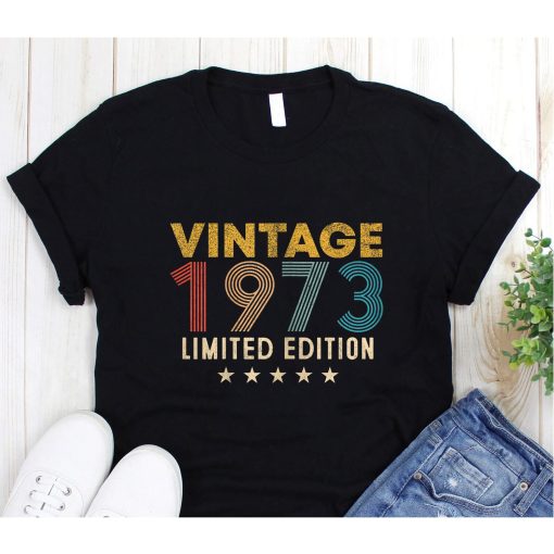 Vintage 1973 50th Birthday Gifts For Men Women T-Shirts