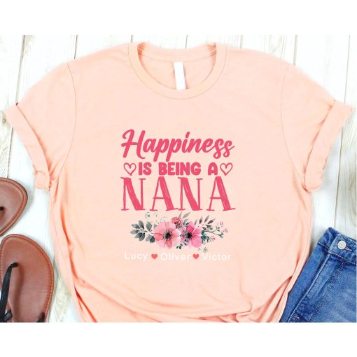 Happiness Is Being A Nana Funny Nana Mother's Day