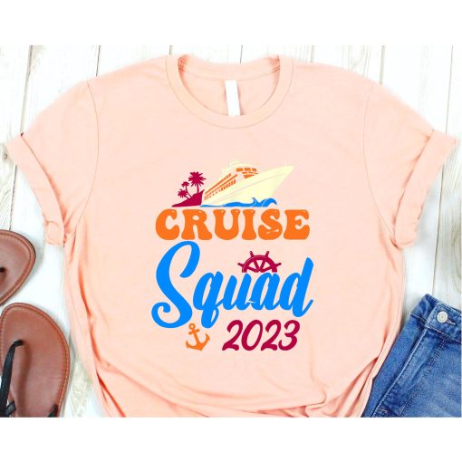 Cruise Squad 2023 Family Vacation Matching Family Group T-Shirt