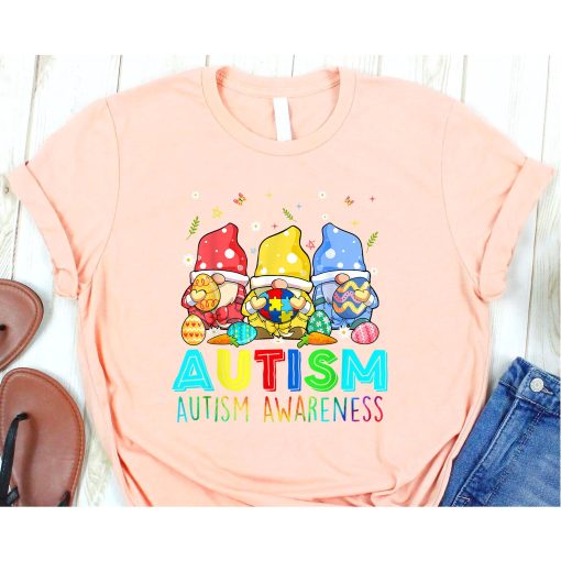 Gnome Autism Awareness Easter Day, Autism T-Shirt