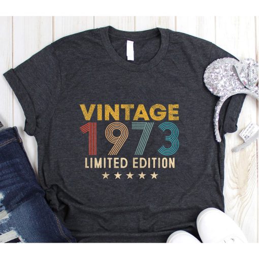 Vintage 1973 50th Birthday Gifts For Men Women T-Shirts