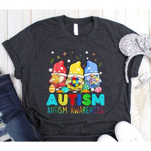 Gnome Autism Awareness Easter Day, Autism T-Shirt