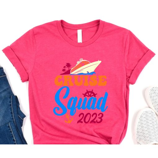 Cruise Squad 2023 Family Vacation Matching Family Group T-Shirt