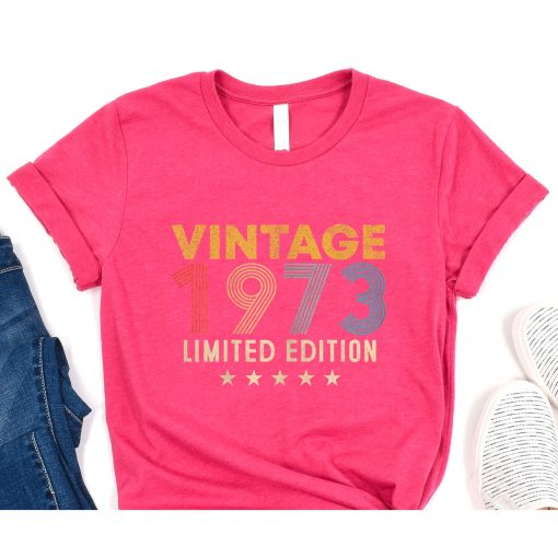 Vintage 1973 50th Birthday Gifts For Men Women T-Shirts