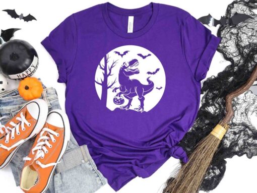 Halloween Dinosaur Family Shirts, Halloween Dinosaur Shirt, T-Rex Shirt, Family Halloween Shirt, Toddler Halloween Shirt