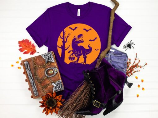 Halloween Dinosaur Family Shirts,Kids Halloween Shirts,Family Costume Shirt,Family Halloween Shirts