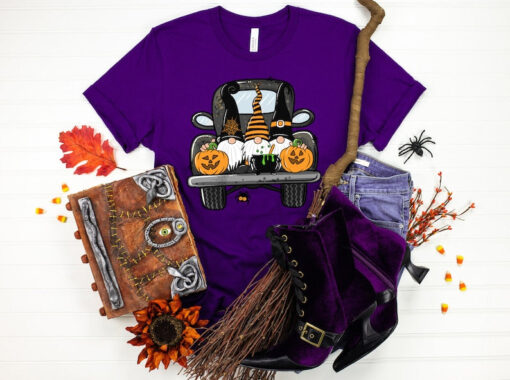 Halloween Truck Shirt, Halloween Gnomes shirt,Halloween Party,Halloween T-shirt,Hocus Pocus Shirt