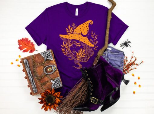 Halloween Witch Shirt,Halloween Party,Halloween Shirt,Halloween Outfits,Halloween Funny Shirt,Family Matching Shirts