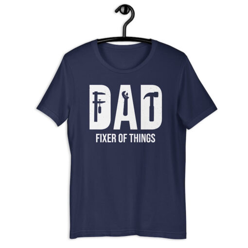 Handyman Dad Shirt | Dad Fixer Of Things | Funny Jack Of All Trades Mr Fix It Father's Day