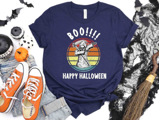 Happy Halloween Shirt, Halloween Shirt, Funny Halloween Shirt, Halloween Shirt with Hat, Halloween Gift