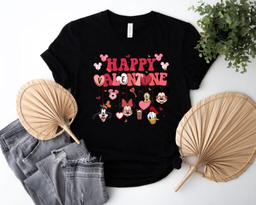 Happy Valentine Mickey And Friends Shirt