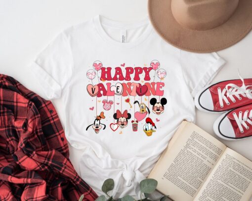 Happy Valentine Mickey And Friends Shirt