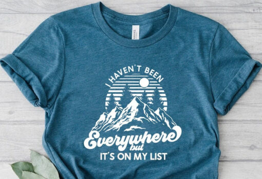 Hiking T-shirt, Adventure Shirt, World Traveler Shirt, Vacation Shirt, Gift For Traveler, Funny Travel Shirt