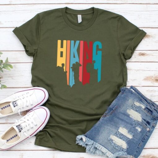 Hiking T-shirt, Camping Shirt, Adventure Shirt, Mountain Shirt, Camper Tee, Nature Lover Shirt, Mountain Shirt, Travel Tshirt