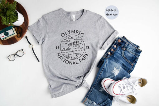 Hiking T-shirt, Olympic National Park Shirt, Olympic Family Trip, Olympic Park Shirt