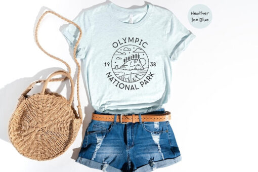 Hiking T-shirt, Olympic National Park Shirt, Olympic Family Trip, Olympic Park Shirt