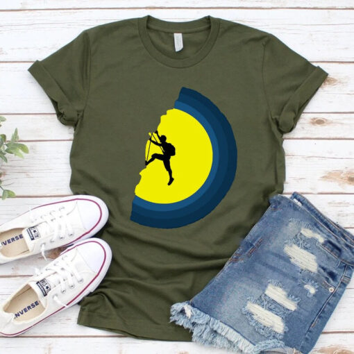 Hiking T-shirt, Rock Climbing Shirt, I Like To Get High, Alpinist Shirt, Funny Mountaineering Shirt