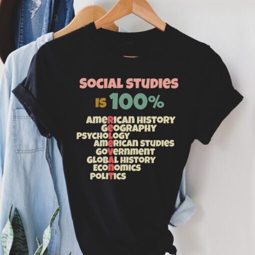 History Teacher Shirt, Social Studies is Relevant, Teacher Shirts, History Buff Gift