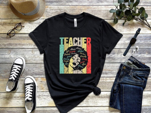 History Teacher Shirts, Black History Month Shirt, Black Teacher Gift, Black History T-shirts For Teacher