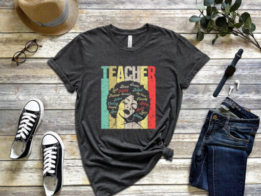 History Teacher Shirts, Black History Month Shirt, Black Teacher Gift, Black History T-shirts For Teacher