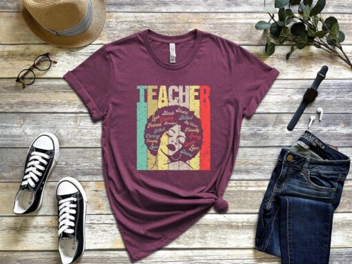 History Teacher Shirts, Black History Month Shirt, Black Teacher Gift, Black History T-shirts For Teacher