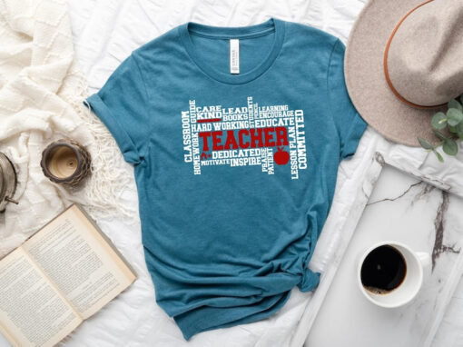 History Teacher Shirts, Teacher Appreciation Shirt, Teacher Words Art T-shirt, Gift For Teacher