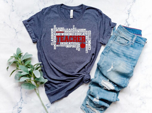 History Teacher Shirts, Teacher Appreciation Shirt, Teacher Words Art T-shirt, Gift For Teacher