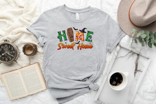 Home Sweet Home Halloween Shirt, Spooky Vibe T-Shirt, Halloween Shirt, Retro Halloween Shirt