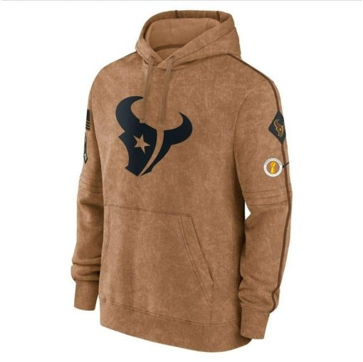 Men's Houston Football Stitched Brown 2023 Hoodie