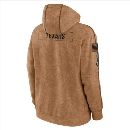 Men's Houston Football Stitched Brown 2023 Hoodie