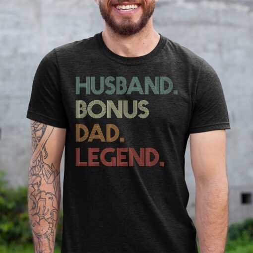 Husband Step Dad Legend Shirt, Father's Day Gift, Step Dad T-shirt for Husband, Step Dad Men's Gift for Him