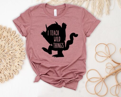 I Teach Wild Things Shirt, Teacher Days T-Shirt, Field Trip Shirts for Teachers, Funny Teachers Life Tee