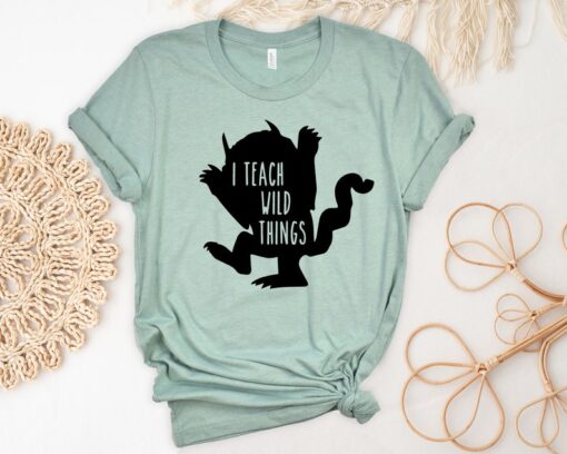 I Teach Wild Things Shirt, Teacher Days T-Shirt, Field Trip Shirts for Teachers, Funny Teachers Life Tee