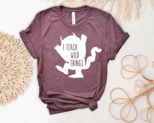 I Teach Wild Things Shirt, Teacher Days T-Shirt, Field Trip Shirts for Teachers, Funny Teachers Life Tee