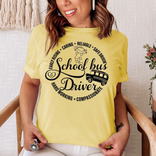 School Bus Driver Back To School Shirt, School Bus Driver T-Shirt