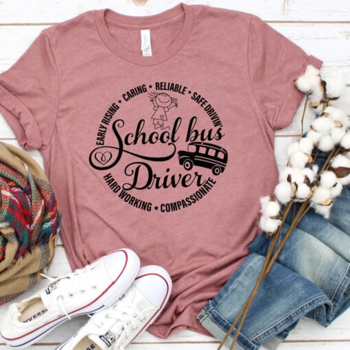 School Bus Driver Back To School Shirt, School Bus Driver T-Shirt