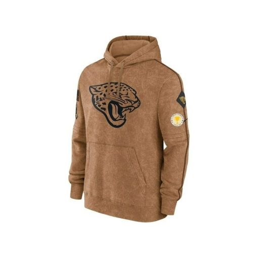 Men's Jacksonville Football Stitched Brown 2023 Hoodie