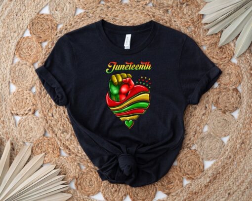 Juneteenth Shirt, Black History Shirt, Juneteenth Red Black Green Shirt, Black Lives Matter Shirt, Juneteenth Celebration