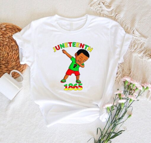 Juneteenth Shirt, Juneteenth 1865 Celebration Kids Shirt,Unisex Freeish Shirt,Boys Juneteenth Flag Shirt