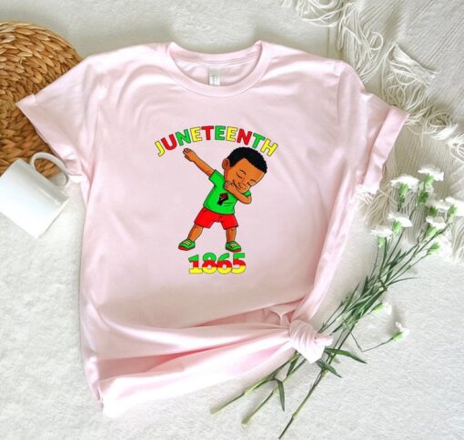 Juneteenth Shirt, Juneteenth 1865 Celebration Kids Shirt,Unisex Freeish Shirt,Boys Juneteenth Flag Shirt