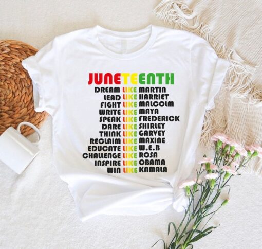 Juneteenth Shirt, Juneteenth Black Pride Shirt,Dream Like Martin T-Shirt,Black Independence Day Shirt