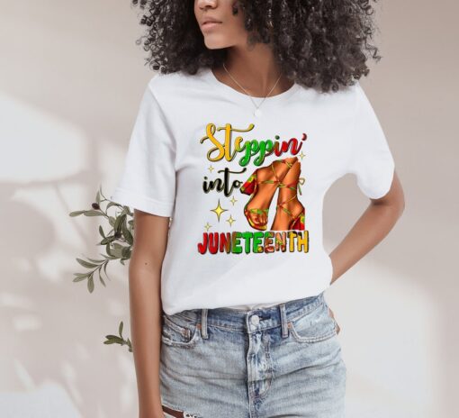 Juneteenth Shirt, Stepping Into Juneteenth Shirt, 1865 Juneteenth Shirt, Juneteenth Shirt, Freedom Shirt