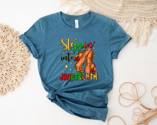 Juneteenth Shirt, Stepping Into Juneteenth Shirt, 1865 Juneteenth Shirt, Juneteenth Shirt, Freedom Shirt