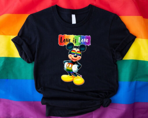 LGBTQ Ally Shirt, Funny Mickey LGBTQ Shirt,Trans Rights Shirt,Disney Gay Pride Shirt,Happy Mickey LGBTQ T-Shirt