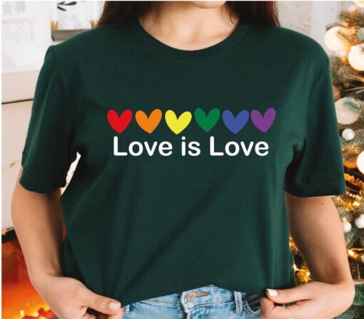 LGBTQ Ally Shirt, Love is Love Shirt, LGBTQ Pride Shirt, Women Men Kids Toddler Baby Rainbow Shirt , LGBT Shirts