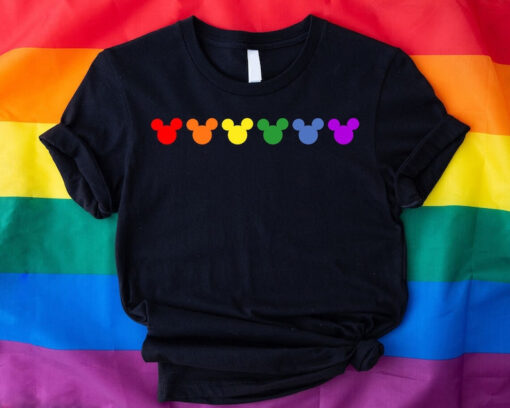 LGBTQ Ally Shirt, Mickey Head LGBTQ Shirt,Trans Rights Shirt,Disney Gay Pride Shirt,Mickey LGBT T-Shirt,LGBT Ally Shirt