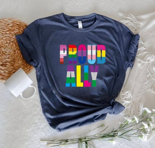 LGBTQ Ally Shirt, Proud Ally Shirt,LGBT Pride Shirt,Token Straight Friend Tee,LGBTQ Shirt,Proud Ally Tee