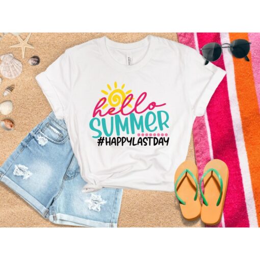 Hello Summer Happy Last Day of School Shirts, Last Day of School Shirt